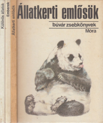 3 db. Búvár zsebkönyvek (Állatkerti emlősök + Emberek + Különös állatok) - 