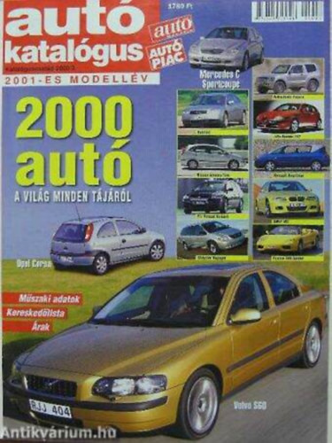 Autókatalógus 2000/3 2001-es modellév