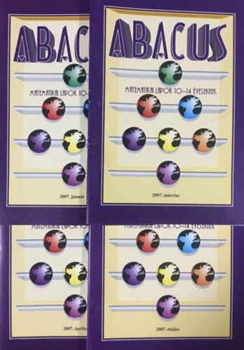 Abacus - matematikai lapok 10-14 éveseknek (2007. 01, 03 ,04 ,05) (4 lapszám)