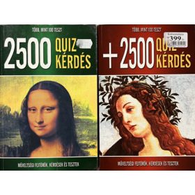   Szőllősi Péter (szerk.): 2500 quiz kérdés és + 2500 quiz kérdés - Műveltségi fejtőrők, kérdések és tesztek (2 kötet)