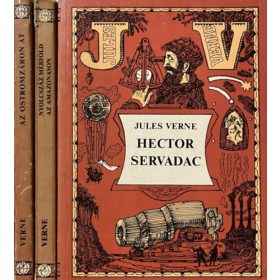   Jules Verne: Az ostromzáron át + Nyolcszáz mérföld az Amazonason + Hector Servadac (3 kötet)