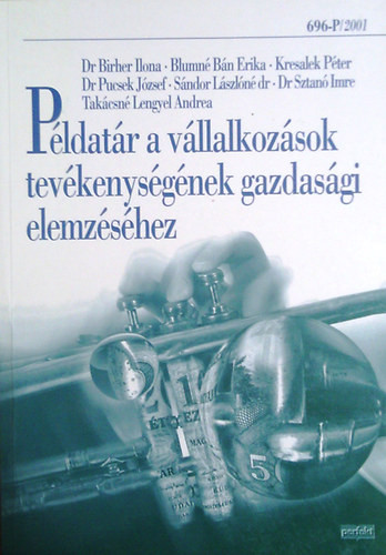 Blumné B.E. Dr.Birher I.: Példatár a vállalkozások tevékenységének gazdasági elemzéséhez