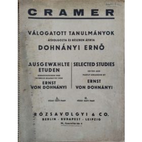   Johann Baptist Cramer - Dohnányi Ernő: Cramer - Válogatott tanulmányok, I. füzet