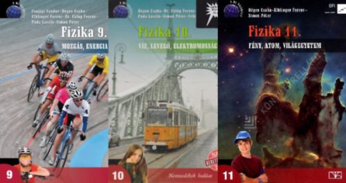 Csajági - Dégen - Elblinger - Fülöp - Póda - Simon: Fizika 9-10-11. a középiskolák számára (3 kötet)