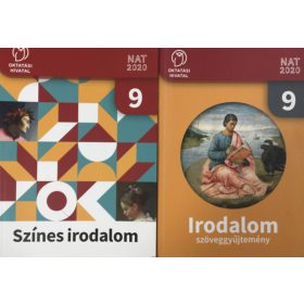   Sándor Csilla (szerk.): Színes irodalom 9. Tankönyv + Szöveggyűjtemény (2 kötet)