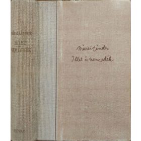 Márai Sándor: Ihlet és nemzedék (I. kiadás)