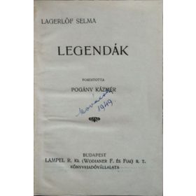 Selma Lagerlöf: Legendák