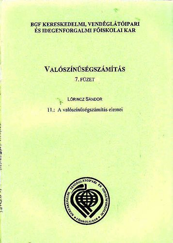 Lőrincz Sándor: Valószínűségszámítás 7. füzet