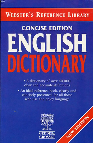 Webster's English Dictionary - Concise Edition