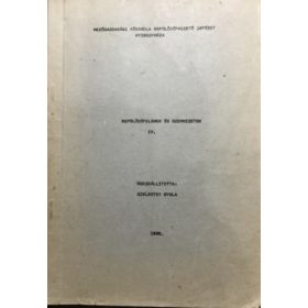 Szelestey Gyula: Repülőgépelemek és szerkezetek IV.
