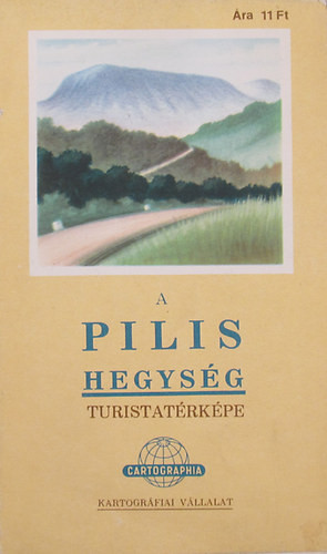 A Pilis hegység turistatérképe