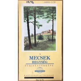 A Mecsek hegység turistatérképe