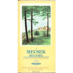 A Mecsek hegység turistatérképe