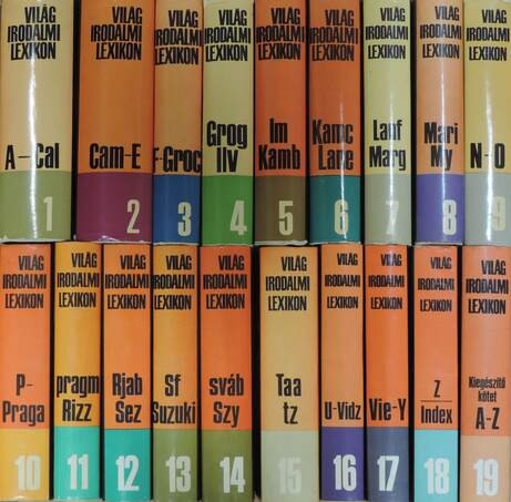 Király István: Világirodalmi Lexikon 1-19.