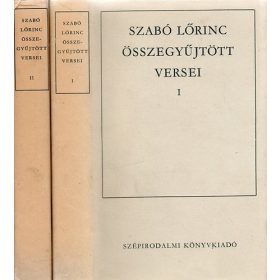 Szabó Lőrinc: Szabó Lőrinc összegyűjtött versei I-II.