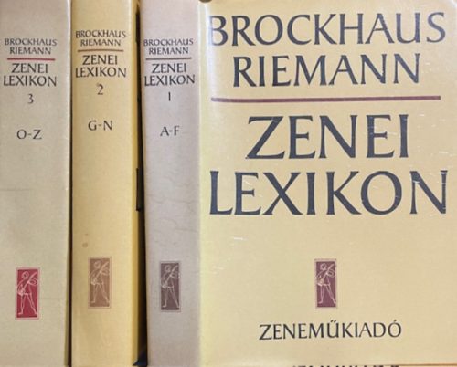 Brockhaus Riemann: Zenei lexikon I-III.