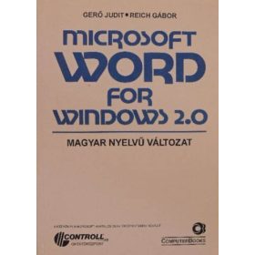   Gerő Judit; Reich Gábor: Microsoft Word for Windows 2.0 (magyar nyelvű változat)