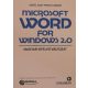 Gerő Judit; Reich Gábor: Microsoft Word for Windows 2.0 (magyar nyelvű változat)