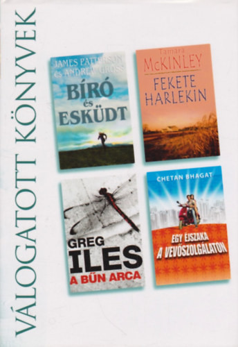 Greg Iles, James Patterson, Andrew Gross, Tamara McKinley, Chetan Bhagat: Válogatott könyvek-Bíró és esküdt, Fekete harlekin, A bűn arca, Egy éjszaka a vevőszolgálaton