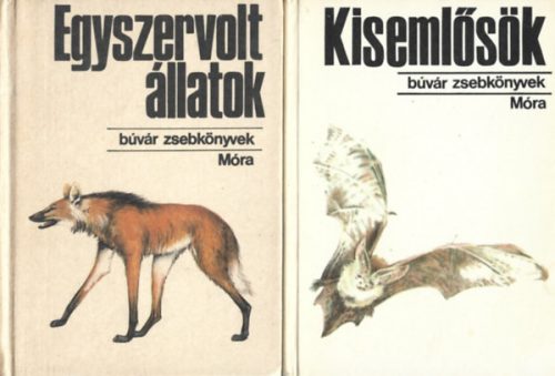 2 db Búvár Zsebkönyvek, Egyszervolt állatok, Kisemlősök