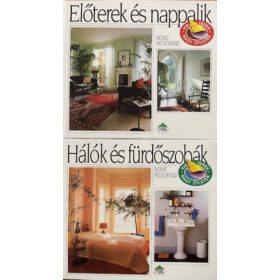   Kis terek, nagy ötletek könyvek I-II. - Előterek és nappalik + Hálók és fürdőszobák