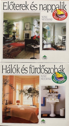 Kis terek, nagy ötletek könyvek I-II. - Előterek és nappalik + Hálók és fürdőszobák