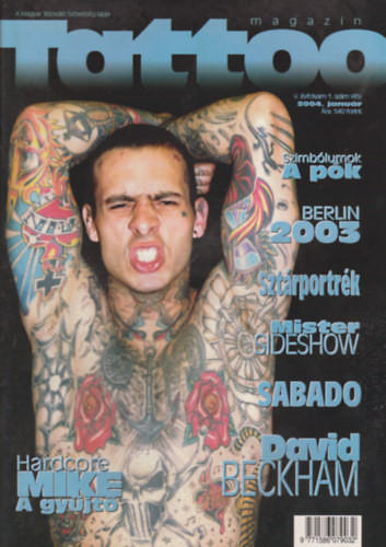 Tattoo magazin V. évf. (2004) 1. szám
