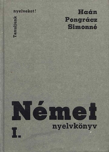 Haán-Pongrácz-Simonné: Német nyelvkönyv I.