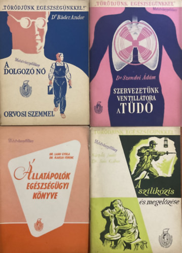 Egészségügyi felvilágosító könyvcsomag (10 kötet) mutatványpéldányok