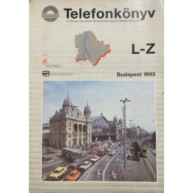 Telefonkönyv Budapest 1993 L-Z