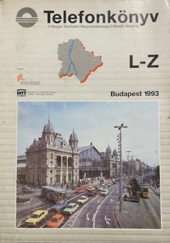 Telefonkönyv Budapest 1993 L-Z
