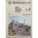 Telefonkönyv Budapest 1993 L-Z