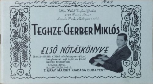 Teghze-Gerber Miklós első nótáskönyve