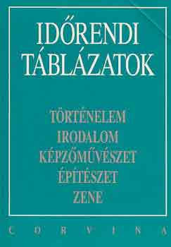Időrendi táblázatok (történelem, irodalom, képzőműv.,építészet, zene)