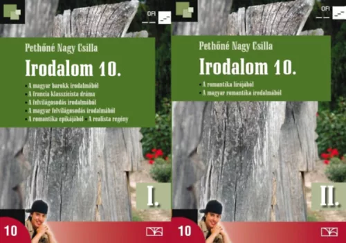 Pethőné Nagy Csilla: Irodalom 10. I-II. kötet