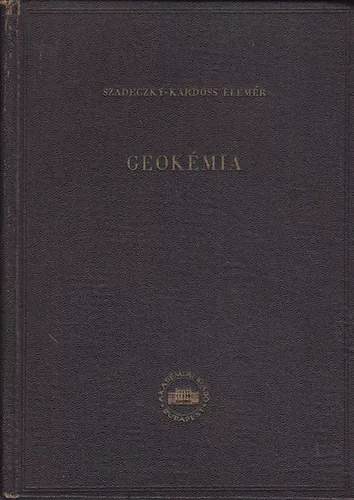 Szádeczky-Kardoss Elemér: Geokémia