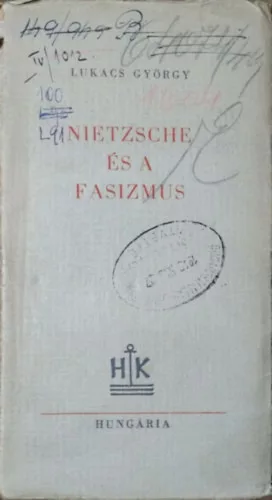 LUKÁCS GYÖRGY: Nietzsche és a fasizmus