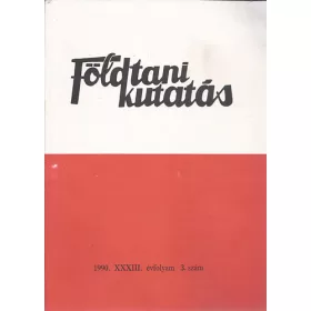   Dank Viktor dr.: Földtani kutatás 1990. XXXIII. évfolyam 3. szám