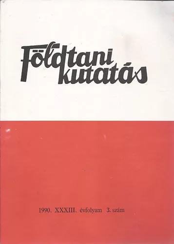 Dank Viktor dr.: Földtani kutatás 1990. XXXIII. évfolyam 3. szám
