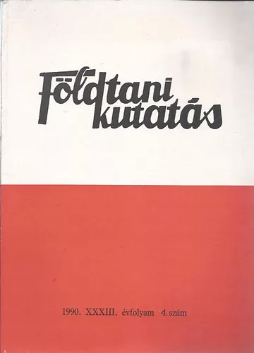 Dank Viktor dr.: Földtani kutatás 1990. XXXIII. évfolyam 4. szám