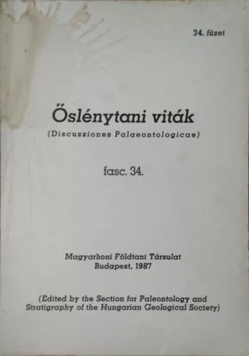 Őslénytani Viták - 34. füzet