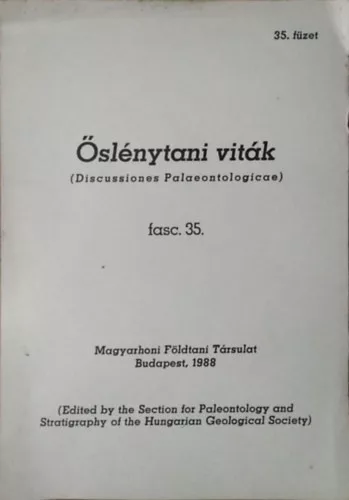 Őslénytani Viták - 35. füzet