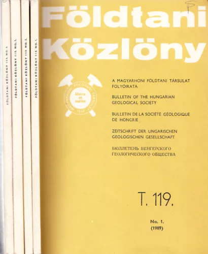 Földtani Közlöny 1989/1-4.
