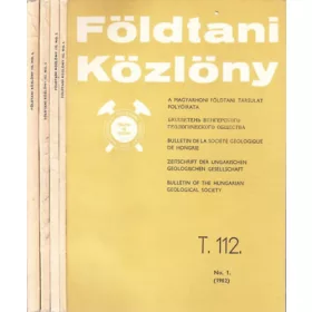 Dank Viktor dr.: Földtani Közlöny 1982/1-4.