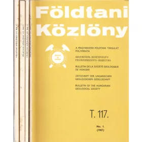 Földtani Közlöny 1987/1-4