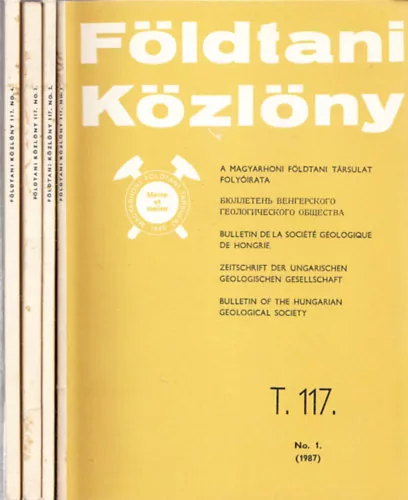 Földtani Közlöny 1987/1-4