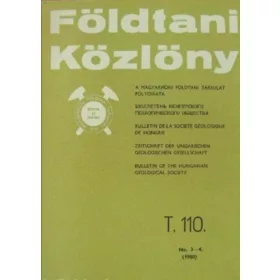 Gellai Mária: Földtani Közlöny 1980/3-4.