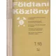Dank Viktor dr.: Földtani Közlöny 1983/1-4.