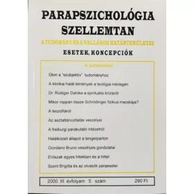 Parapszichológia-szellemtan 2000.III.évfolyam 5.szám
