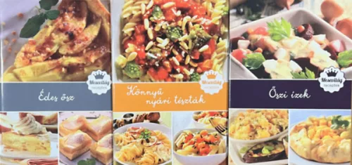 Édes ősz + Könnyű nyári tészták + Őszi ízek (3 kötet Mesevilág receptek)